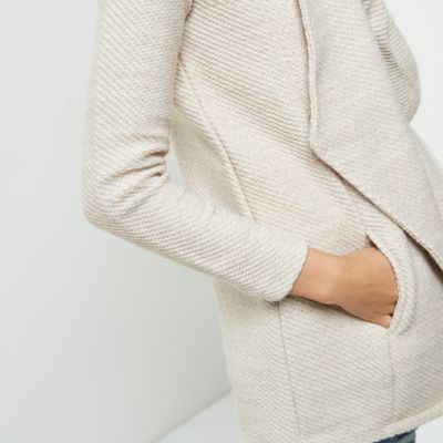 Light beige jersey jacket